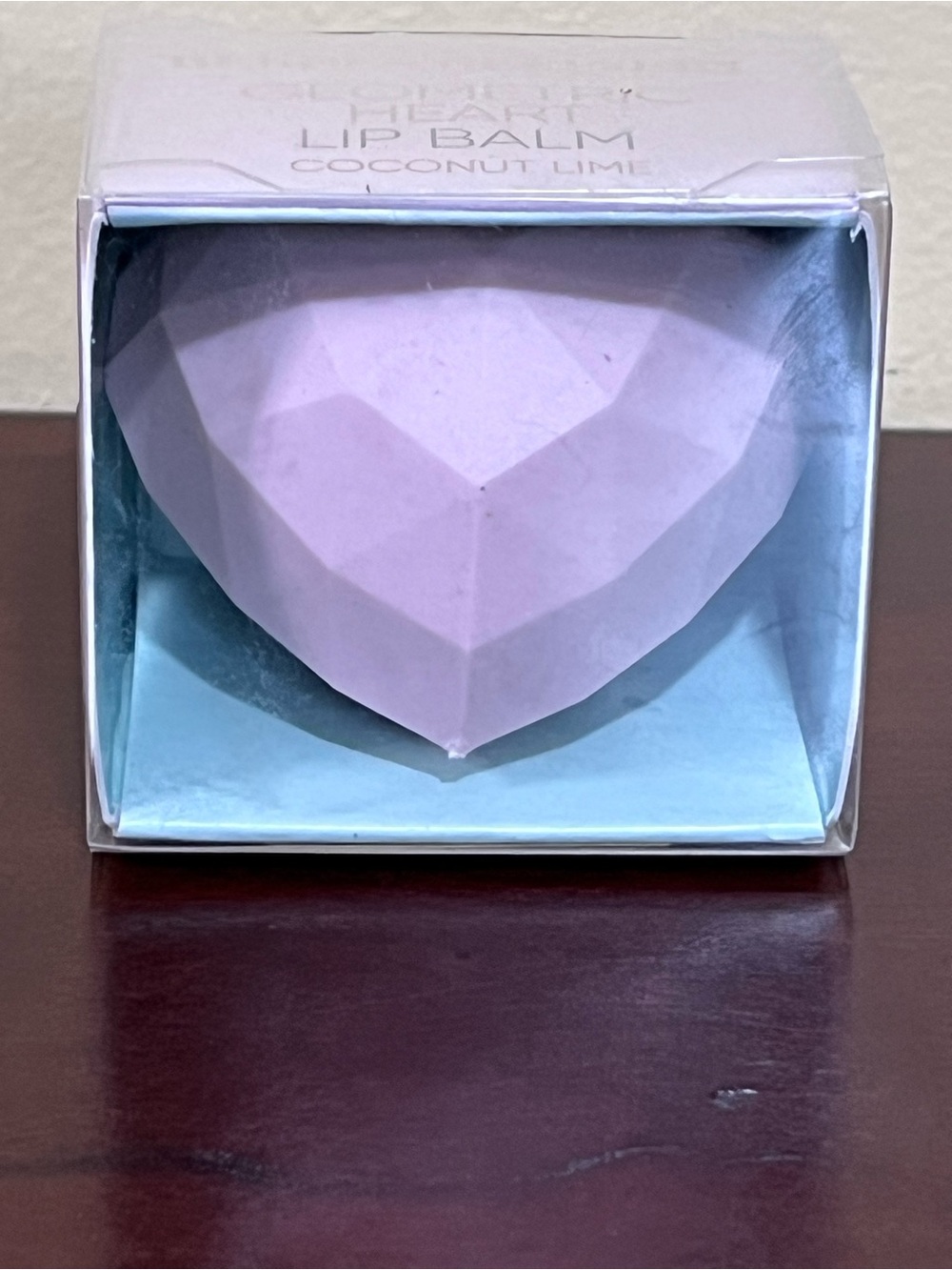 Heart-Shaped Coconut Lime Lip Balm - Pink
